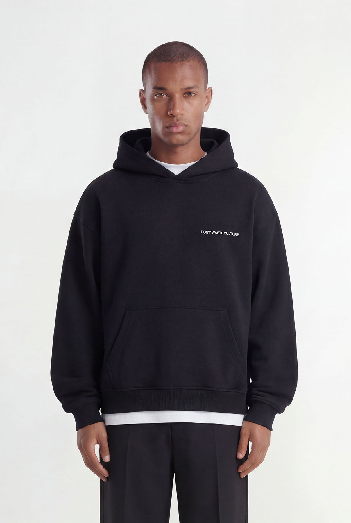 Nael Hoodie | Black - Hoodies Don't Waste Culture