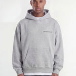 Nael Hoodie | Melange Grey - Hoodies Don't Waste Culture
