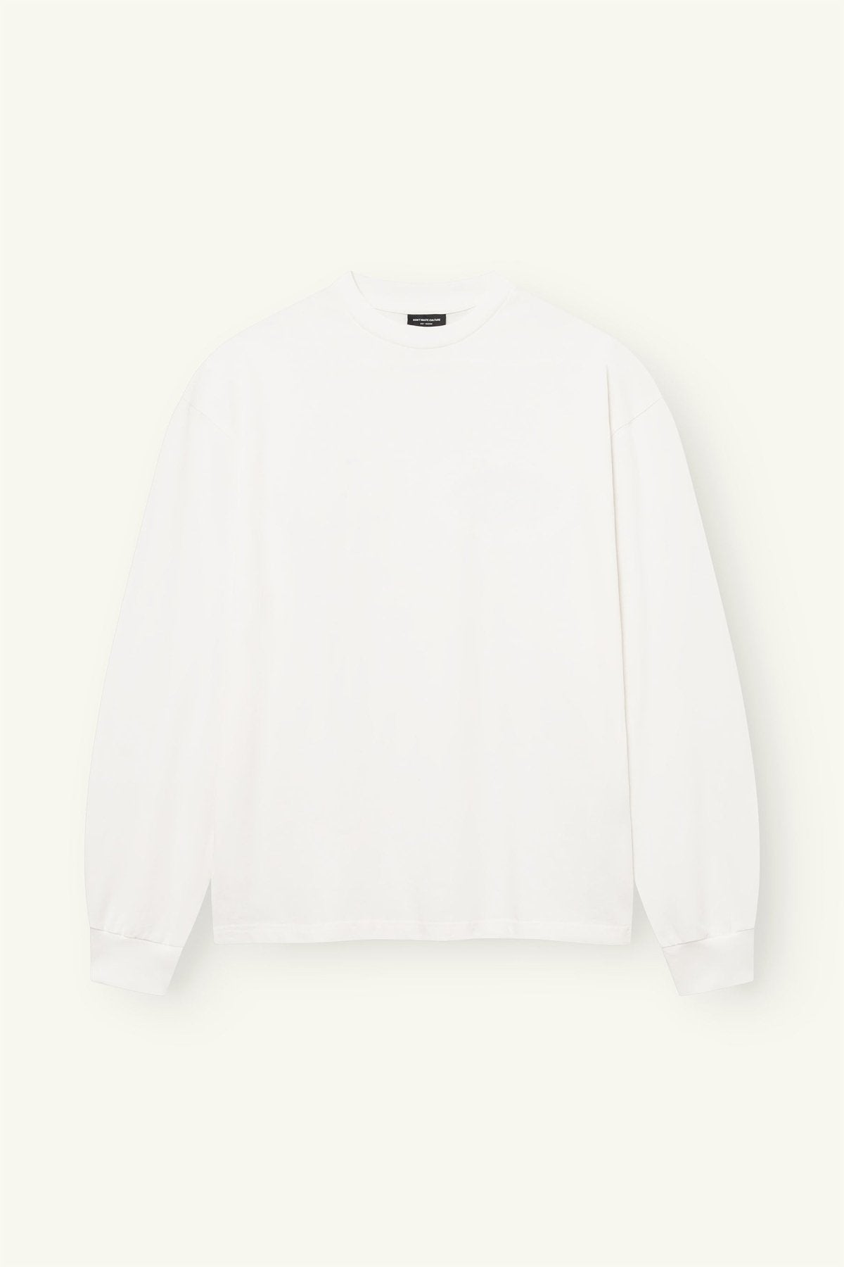 Oslo Longsleeve | White - Longsleeves Don't Waste Culture