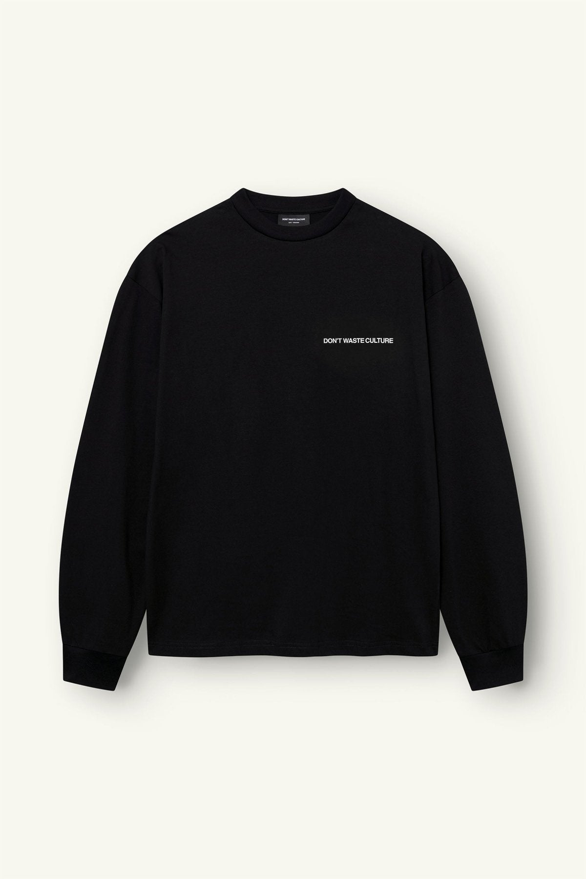 Quasi Longsleeve | Black - Longsleeves Don't Waste Culture