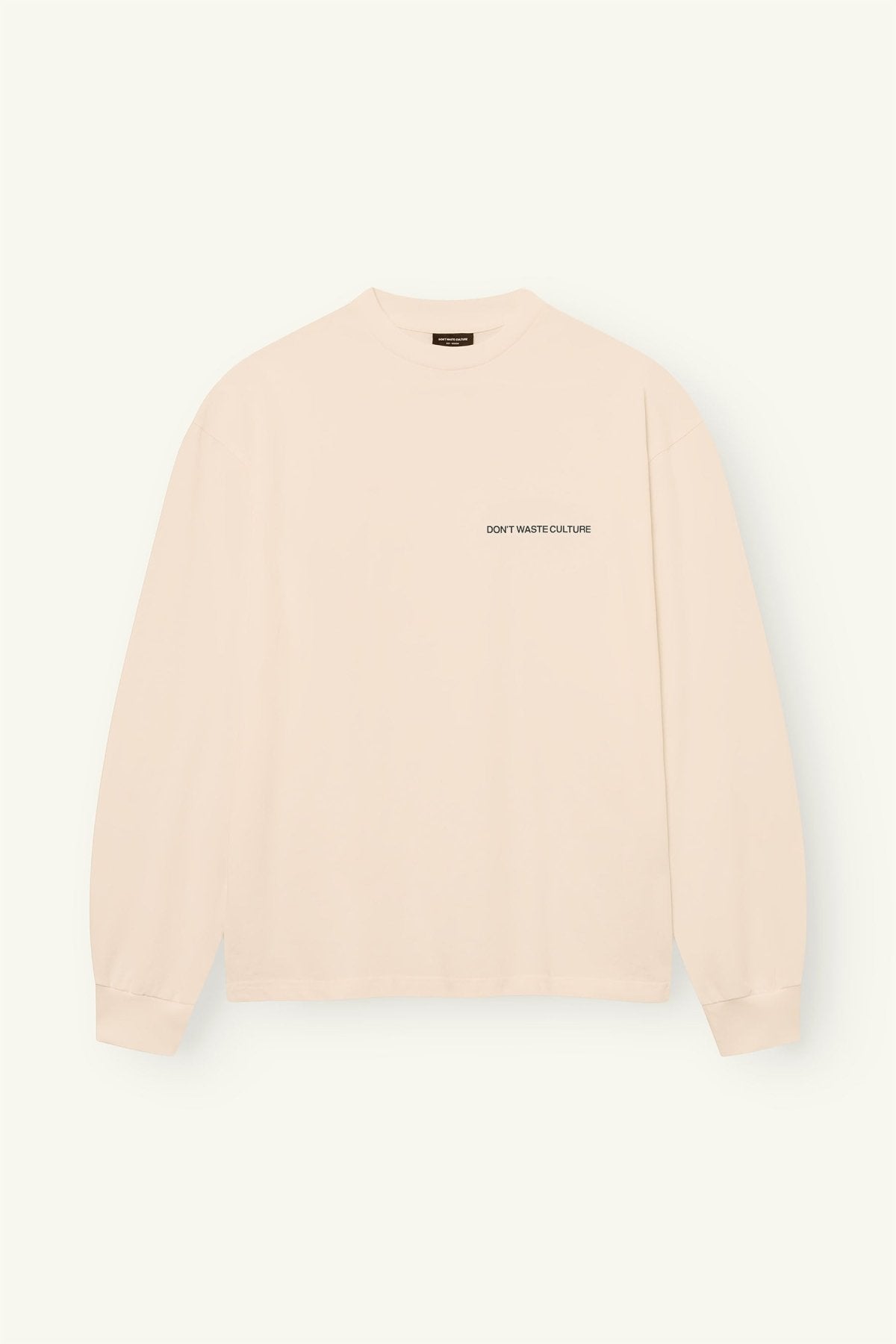 Quasi Longsleeve | Cream - Longsleeves Don't Waste Culture