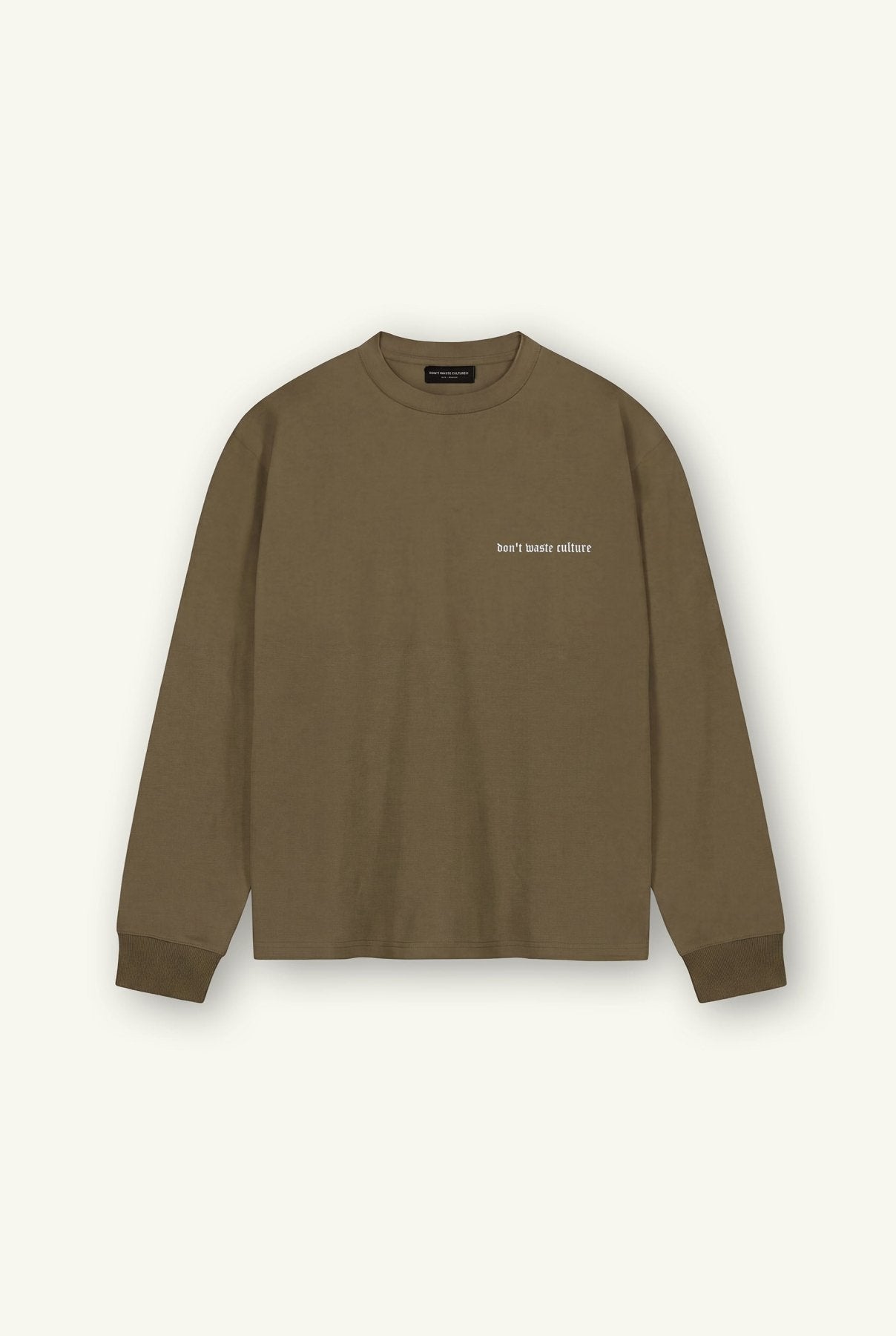 Zayd Longsleeve | Khaki - Longsleeves Don't Waste Culture
