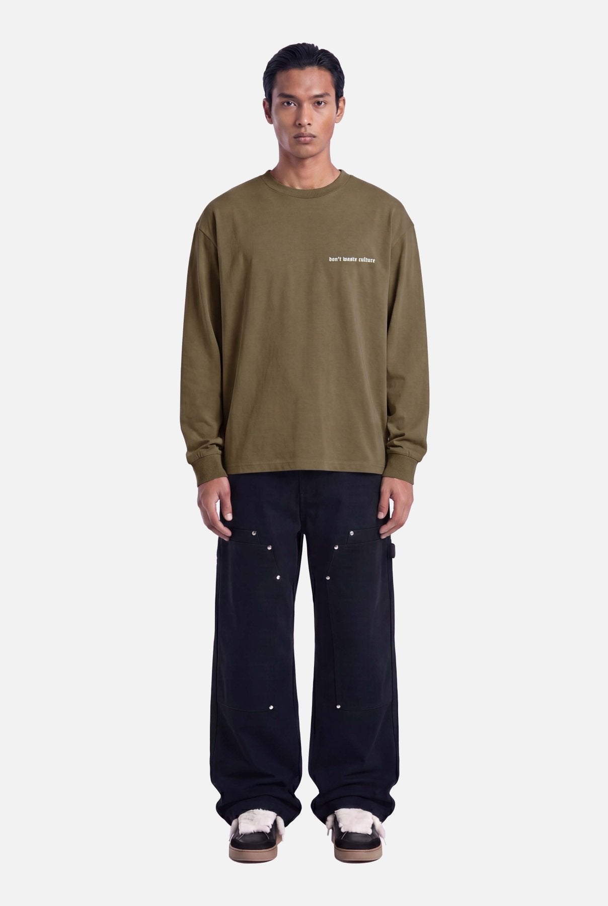 Zayd Longsleeve | Khaki - Longsleeves Don't Waste Culture