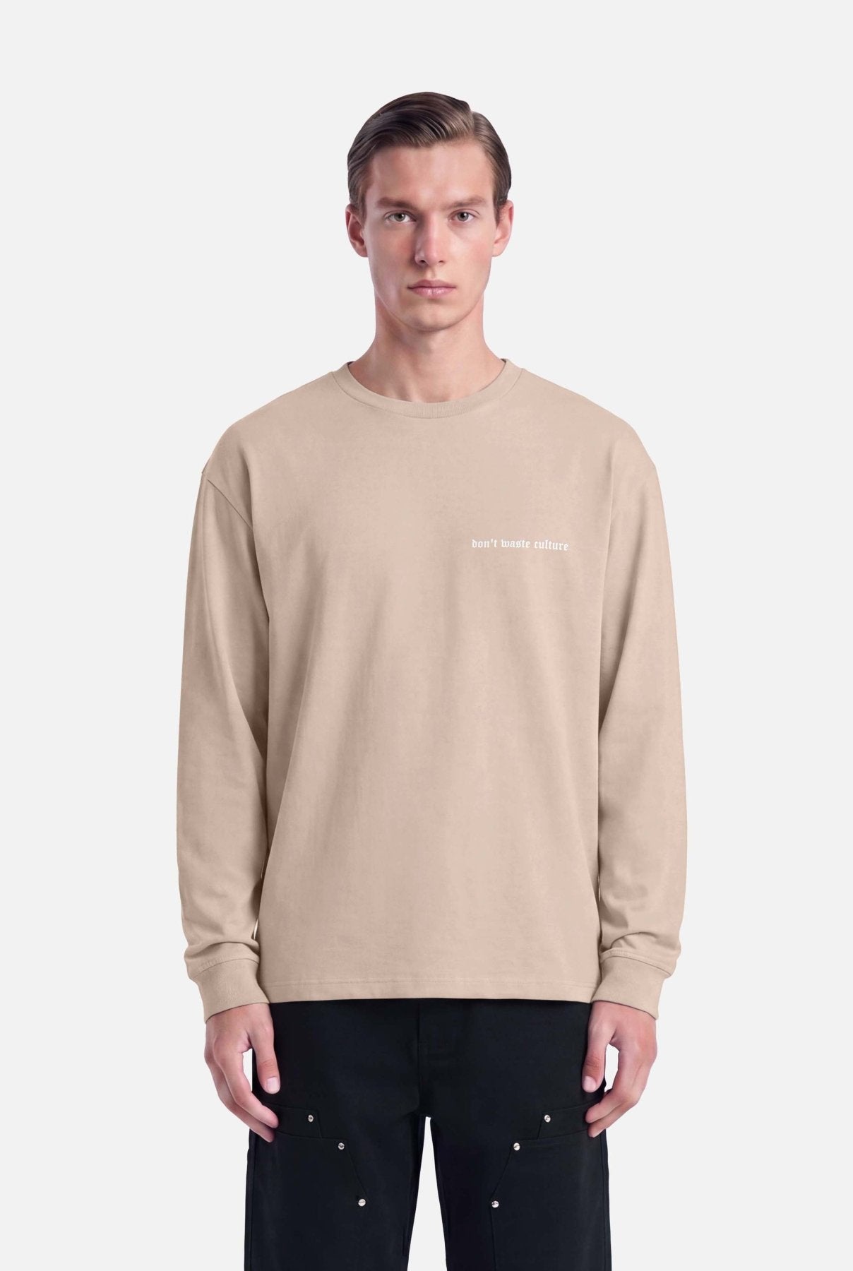 Zayd Longsleeve | Taupe - Longsleeves Don't Waste Culture