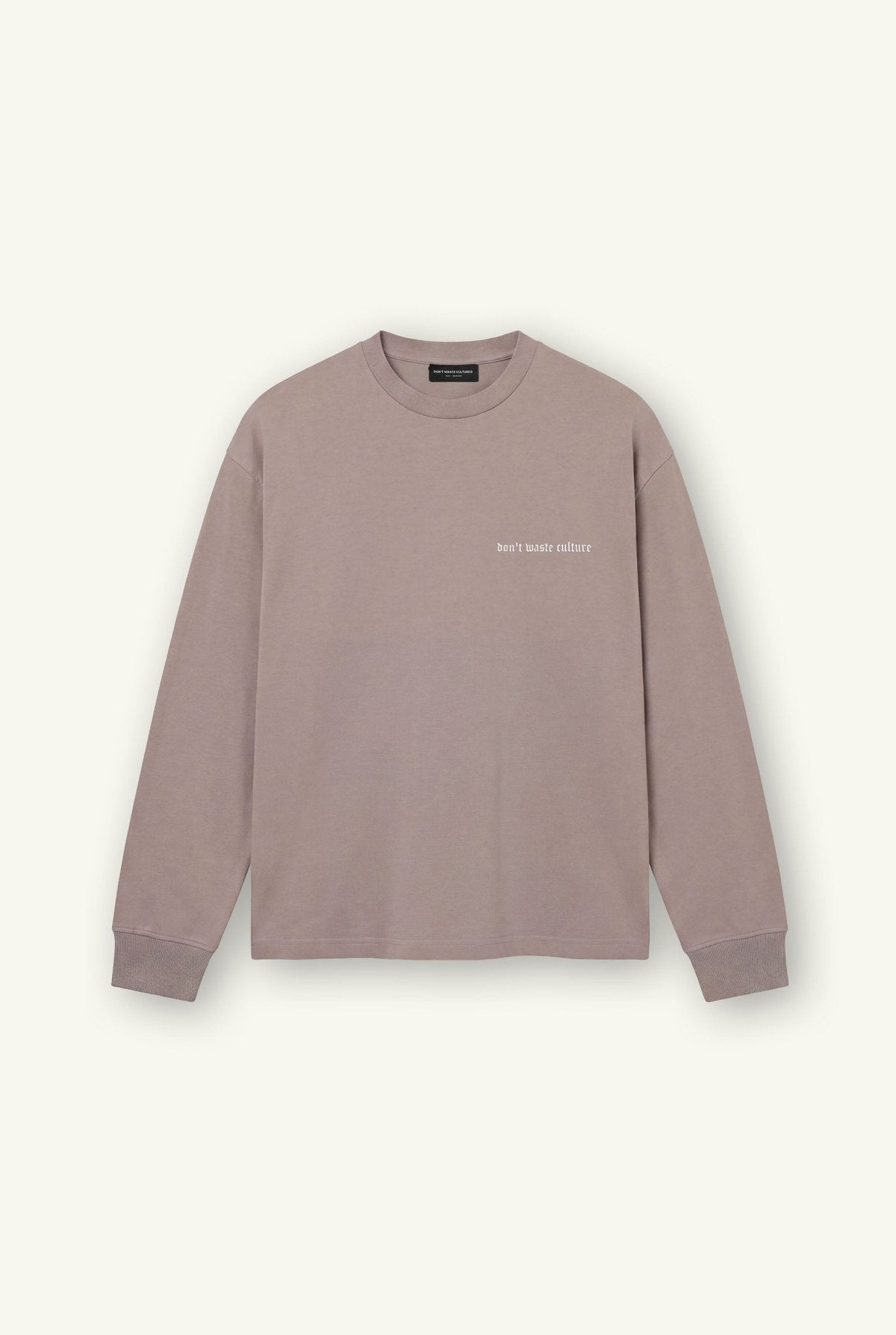 Zayd Longsleeve | Warm Grey - Longsleeves Don't Waste Culture