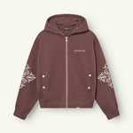 Rhegan | Brown Khaki - Zipper Hoodies Don't Waste Culture