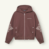 Rhegan | Brown Khaki - Zipper Hoodies Don't Waste Culture