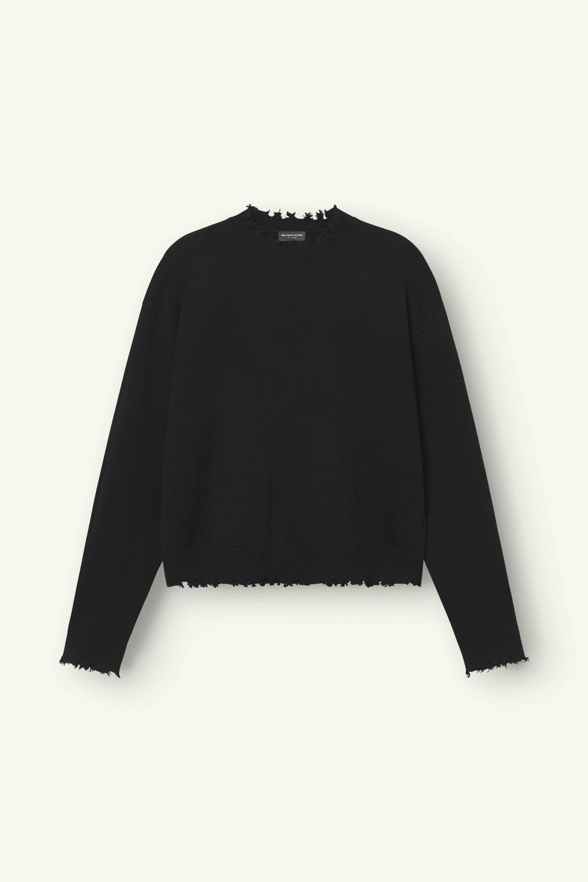 Ilari | Black - Knitwear Don't Waste Culture