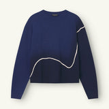 Leocadia | Navy Blue - Knitwear Don't Waste Culture