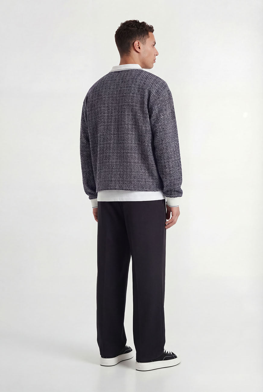 Alethea | Navy Blue - Knitwear Don't Waste Culture