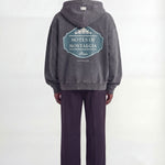 Ulric | Washed Black - Zipper Hoodies Don't Waste Culture