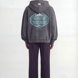 Ulric | Washed Black - Zipper Hoodies Don't Waste Culture