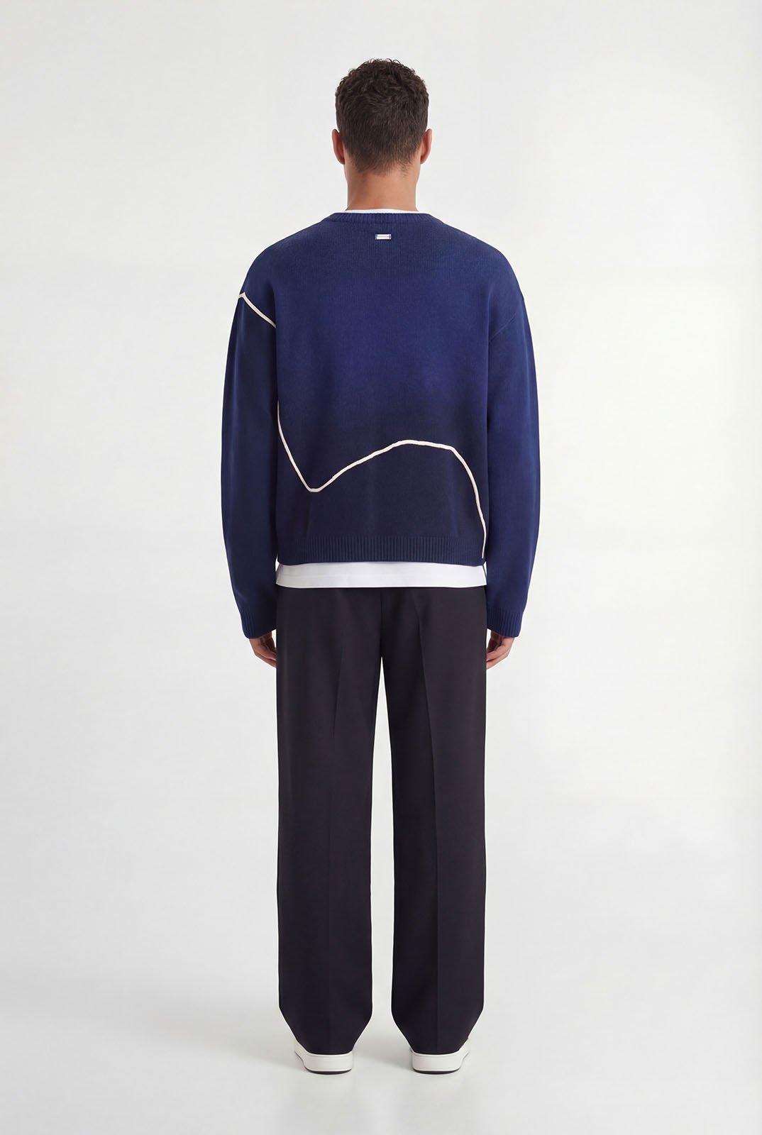 Leocadia | Navy Blue - Knitwear Don't Waste Culture