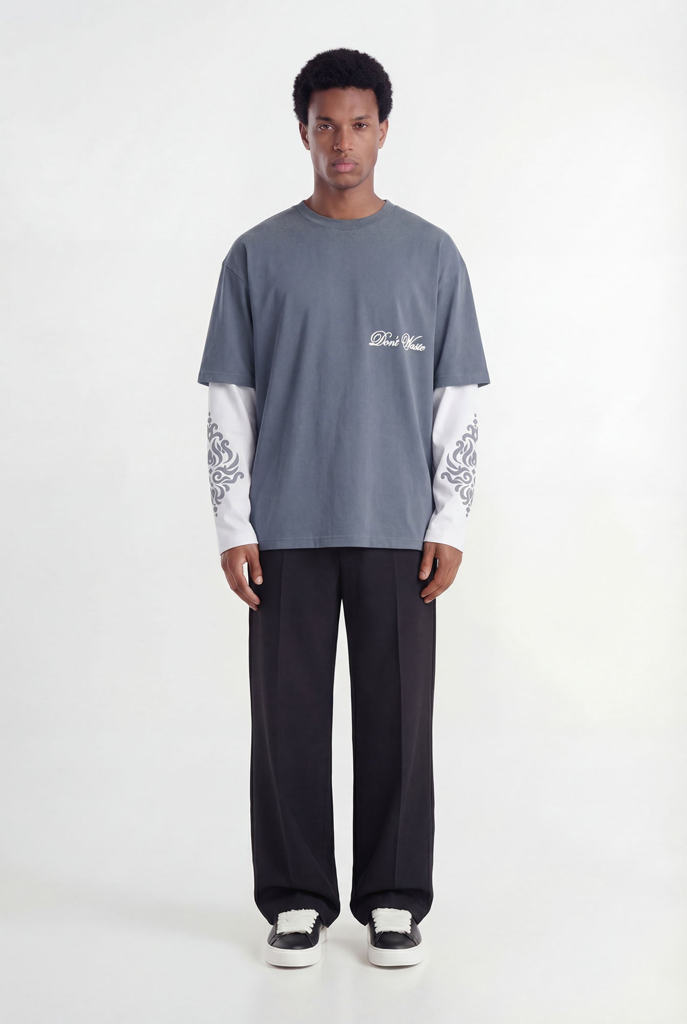 Alare Layer Longsleeve | Light Blue - Longsleeves Don't Waste Culture