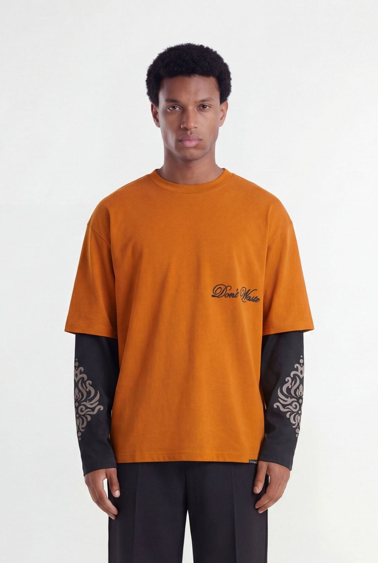 Alare Layer Longsleeve | Orange - Longsleeves Don't Waste Culture