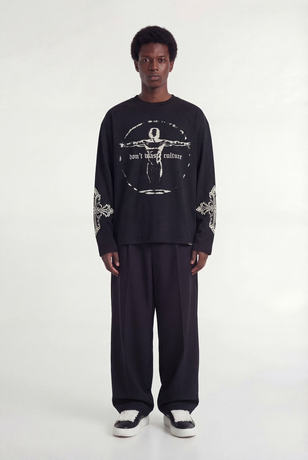 Ator Longsleeve | Black - Longsleeves Don't Waste Culture