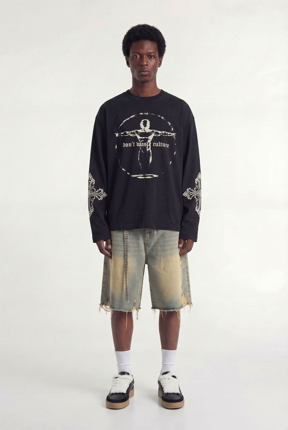 Ator Longsleeve | Black - Longsleeves Don't Waste Culture