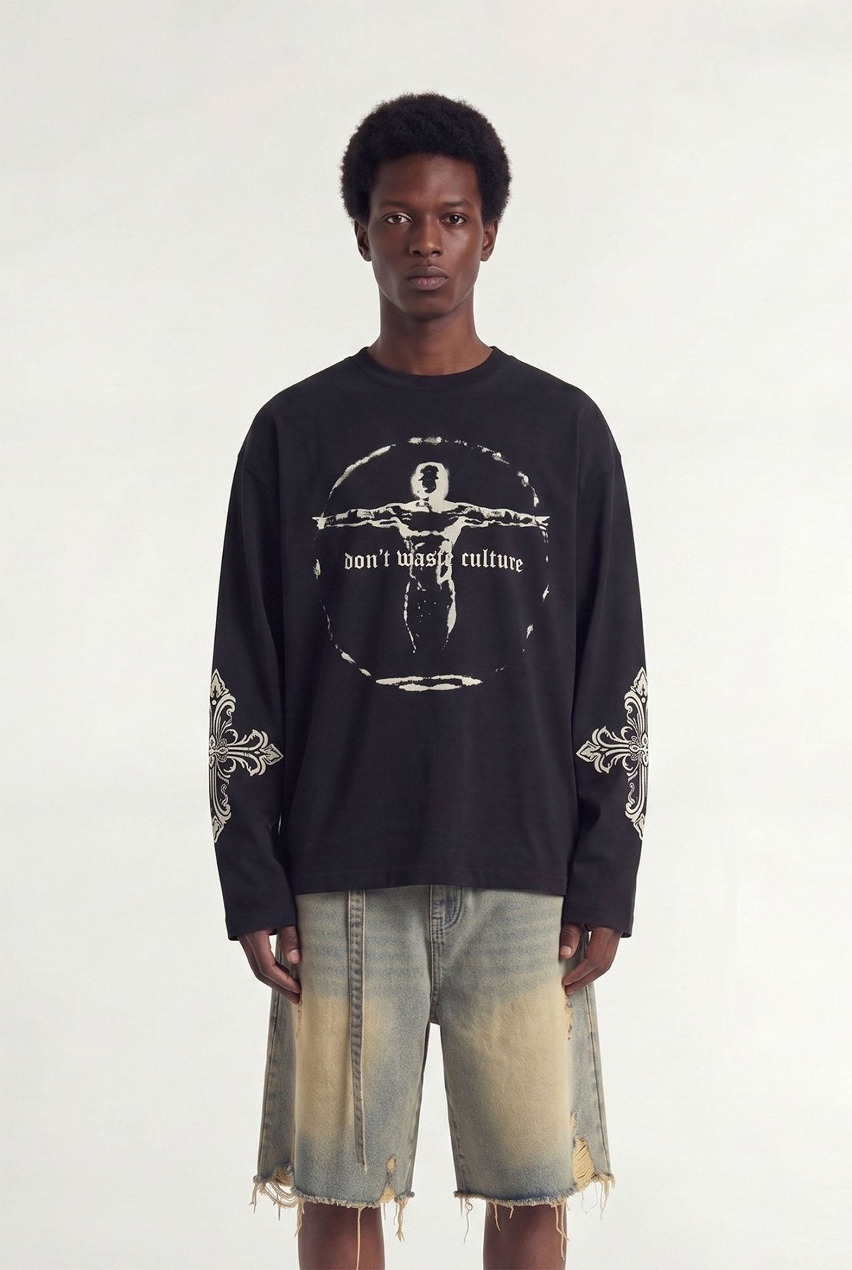Ator Longsleeve | Black - Longsleeves Don't Waste Culture