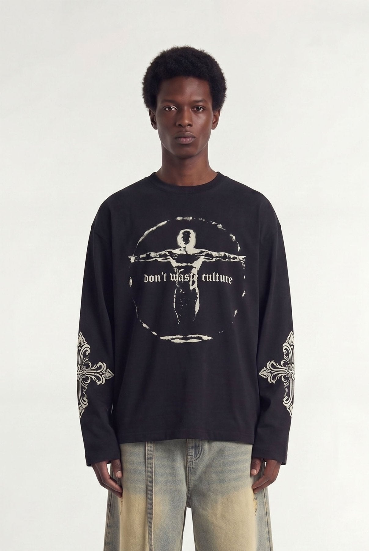 Ator Longsleeve | Black - Longsleeves Don't Waste Culture