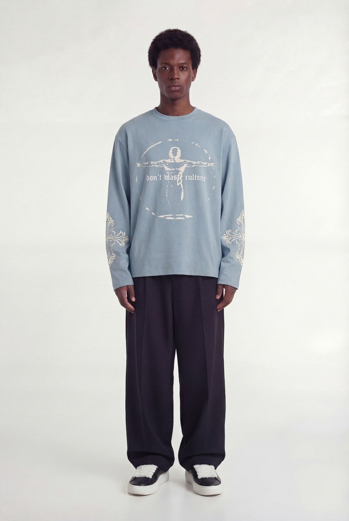 Ator Longsleeve | Light Blue - Longsleeves Don't Waste Culture