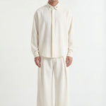Aurelienn Overshirt | White - Shirts Don't Waste Culture