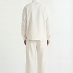 Aurelienn Overshirt | White - Shirts Don't Waste Culture