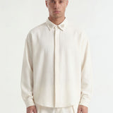 Aurelienn Overshirt | White - Shirts Don't Waste Culture