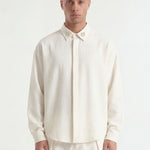 Aurelienn Overshirt | White - Shirts Don't Waste Culture