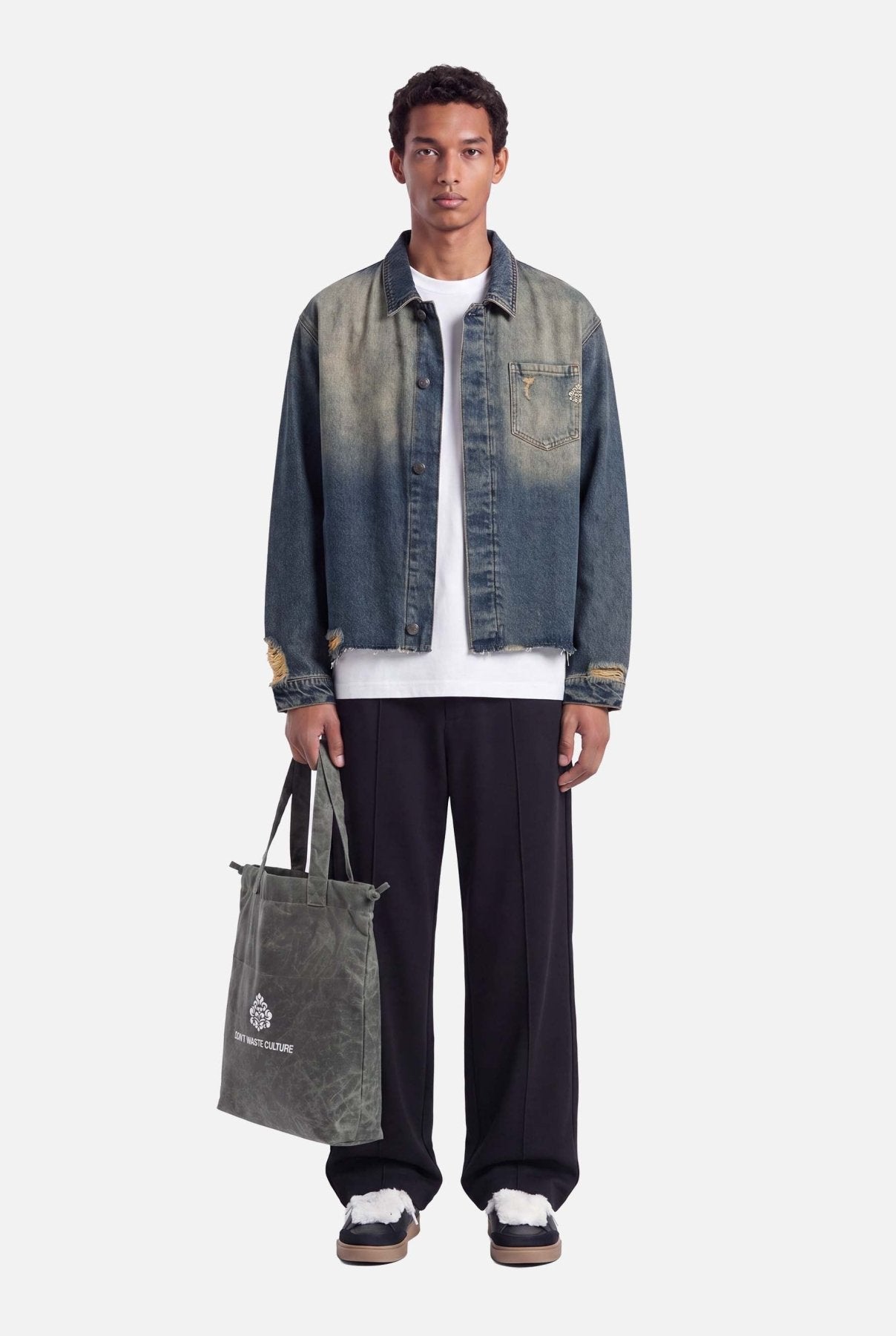 Aza Denim Overshirt | Dark Pale - Early access Don't Waste Culture