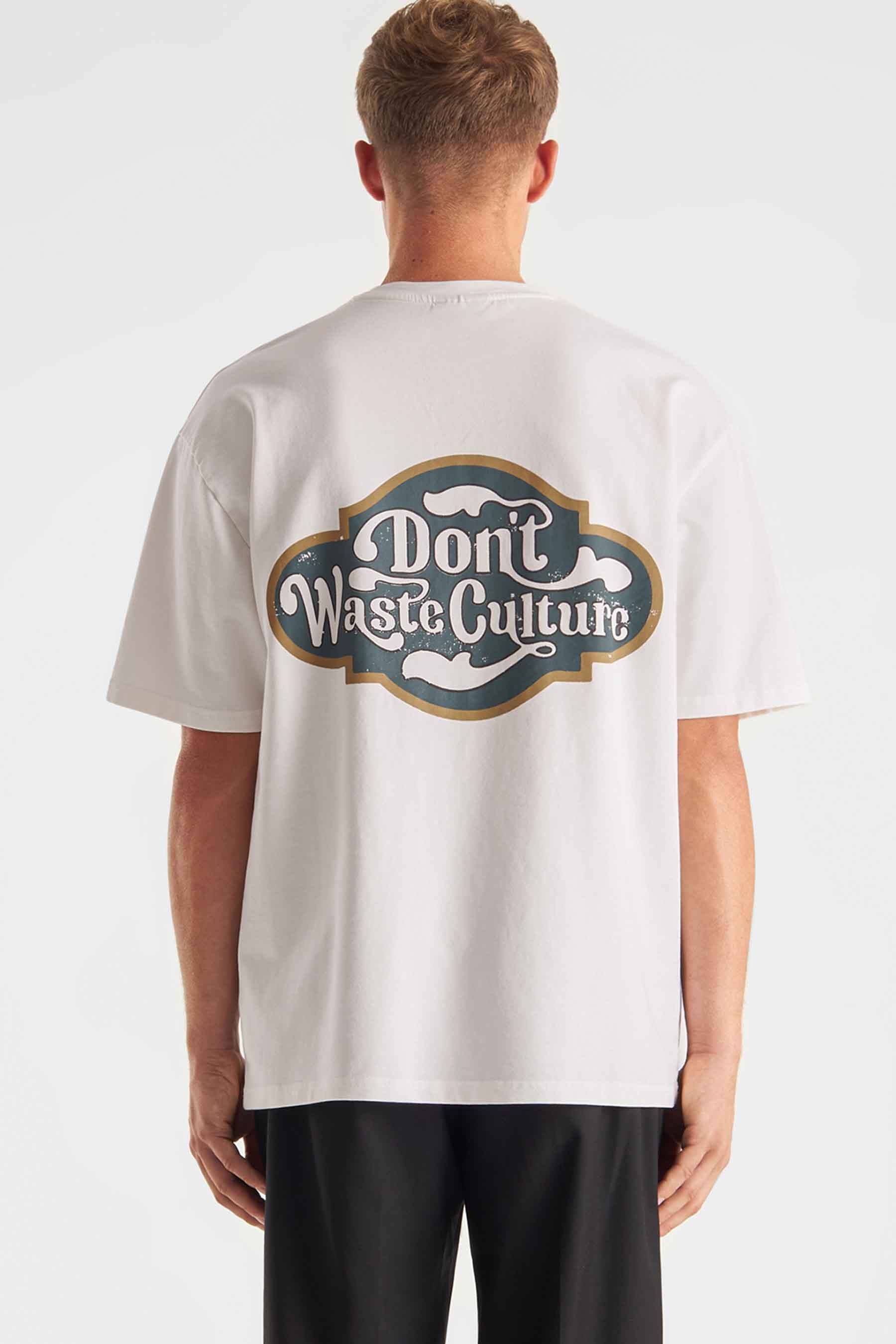 Iskander | Off - White - T-shirts Don't Waste Culture