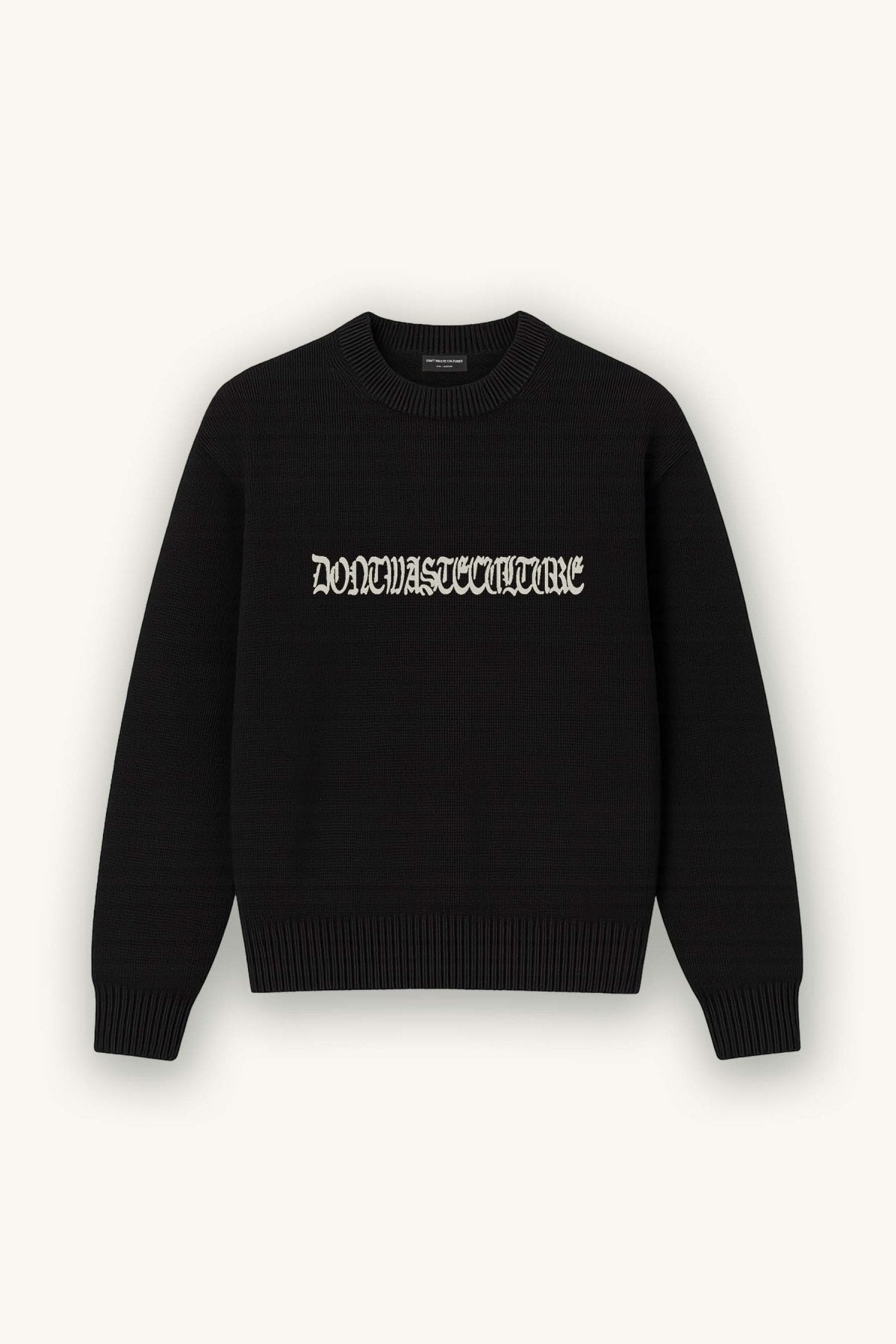 Aretu | Black - Knitwear Don't Waste Culture