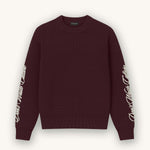 Ionora | Burgundy - Knitwear Don't Waste Culture