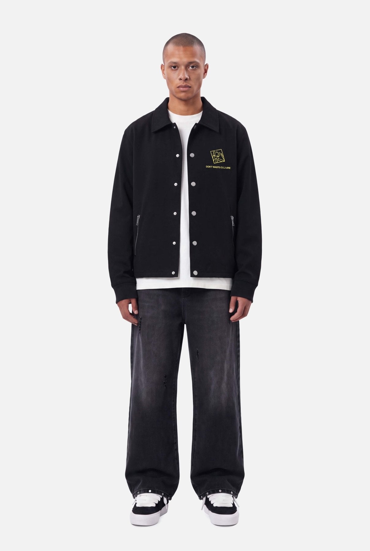Bero | PIV Coach Jacket | Black - Jackets Don't Waste Culture
