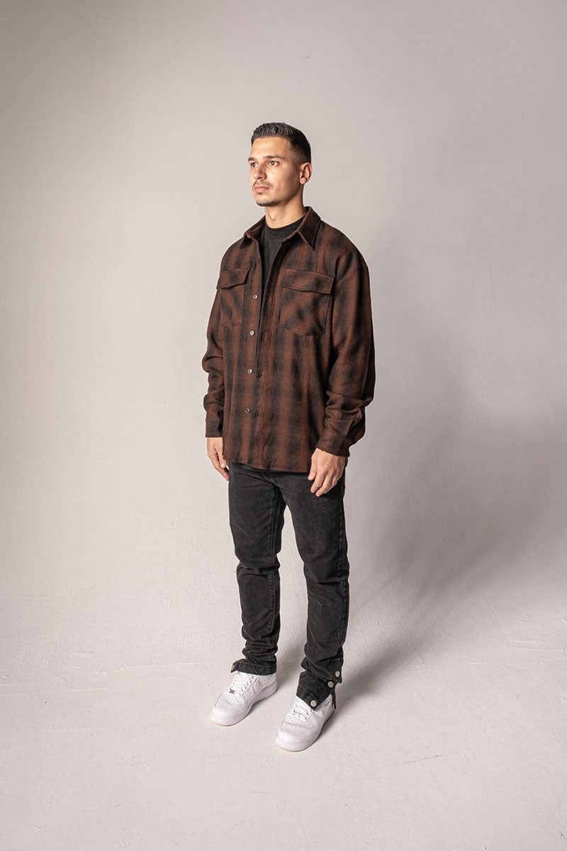 Eugene | Black/Brown - Shirts Don't Waste Culture