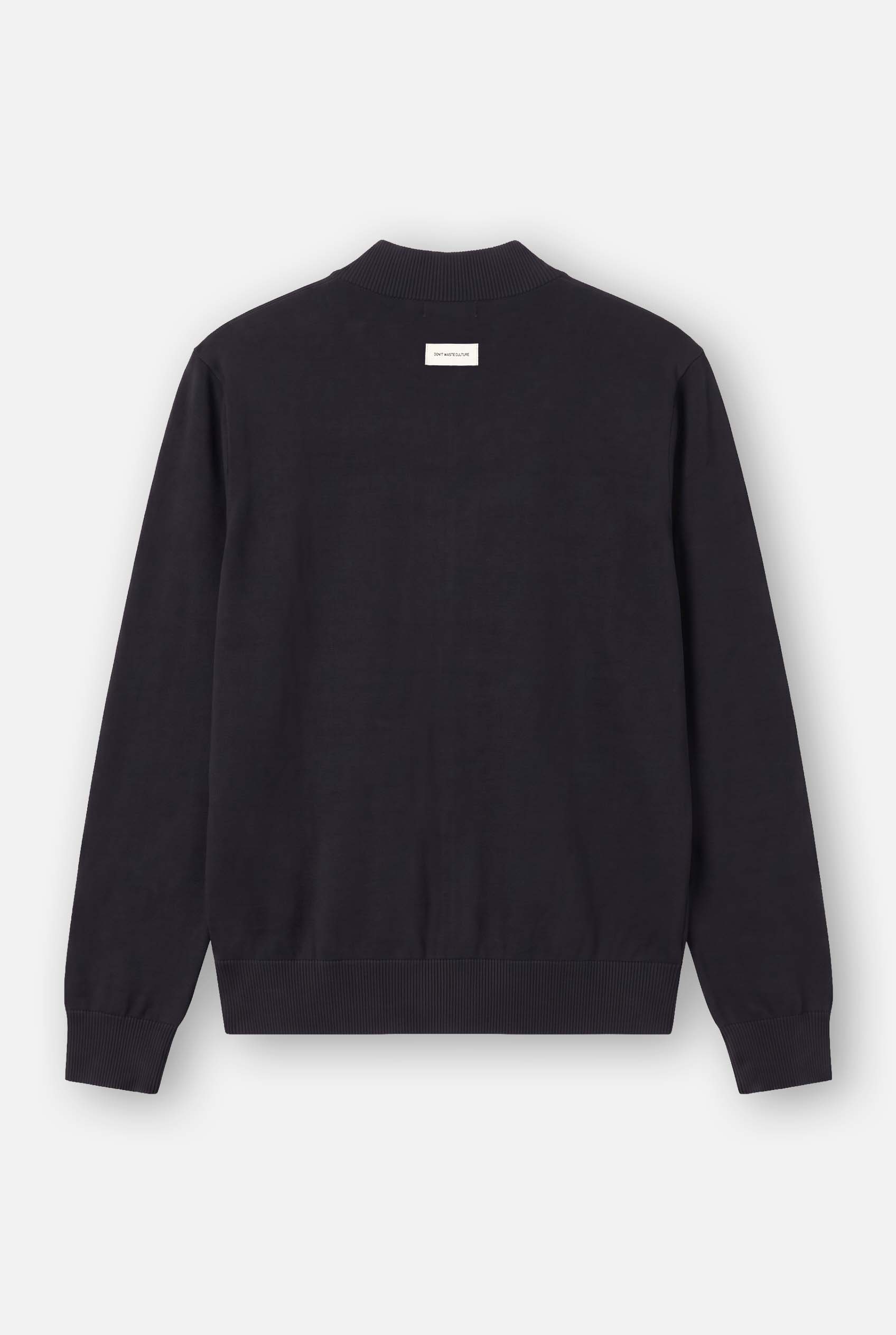 Feno | Fine Mockneck Knit | Black - Knitwear Don't Waste Culture