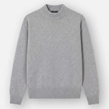 Feno | Fine Mockneck Knit | Melange Grey - Knitwear Don't Waste Culture