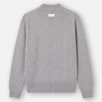 Feno | Fine Mockneck Knit | Melange Grey - Knitwear Don't Waste Culture