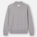 Feno | Fine Mockneck Knit | Melange Grey - Knitwear Don't Waste Culture