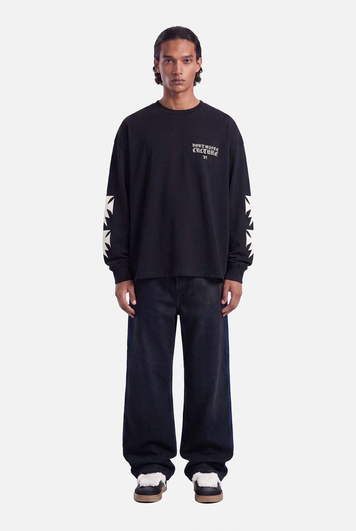 Fina Longsleeve | Black - Early access Don't Waste Culture