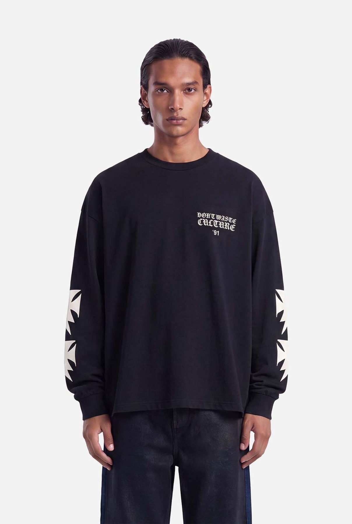 Fina Longsleeve | Black - Early access Don't Waste Culture