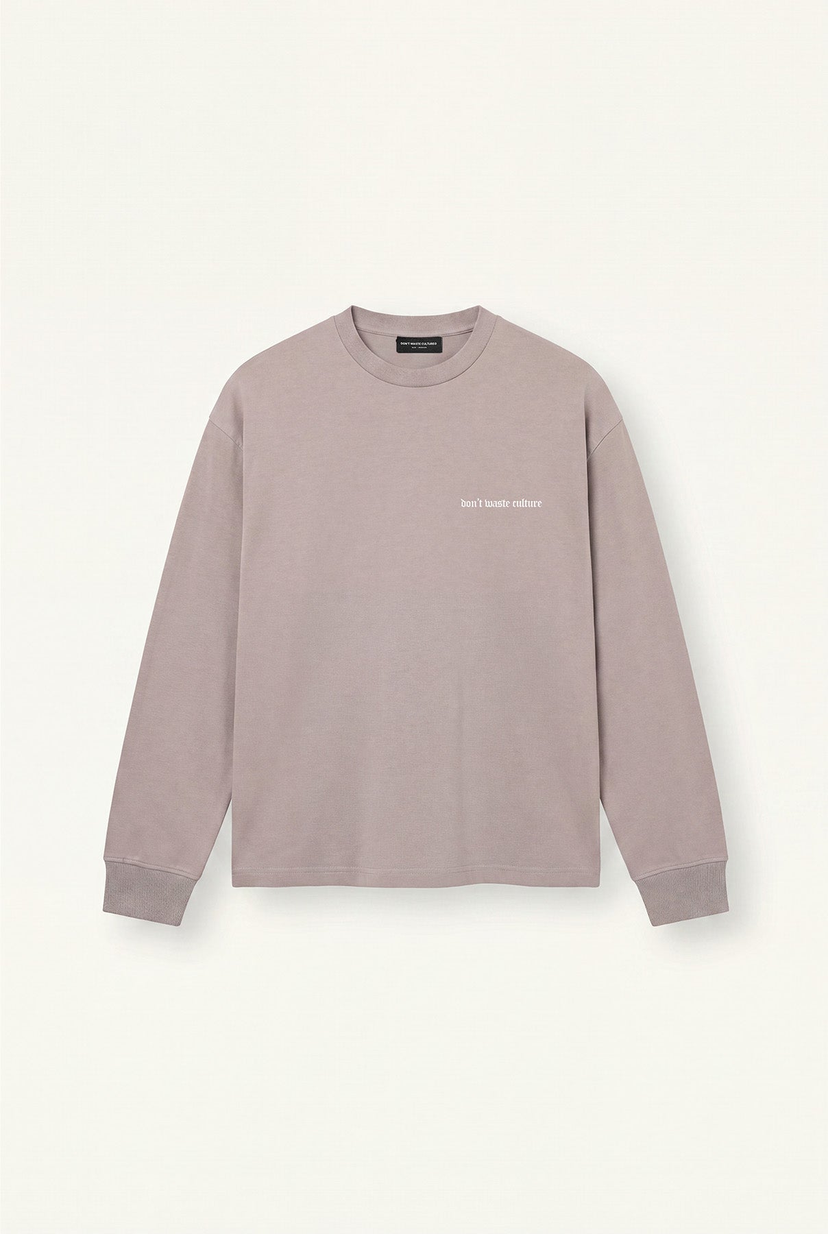 Zayd Longsleeve | Warm Grey - Longsleeves Don't Waste Culture