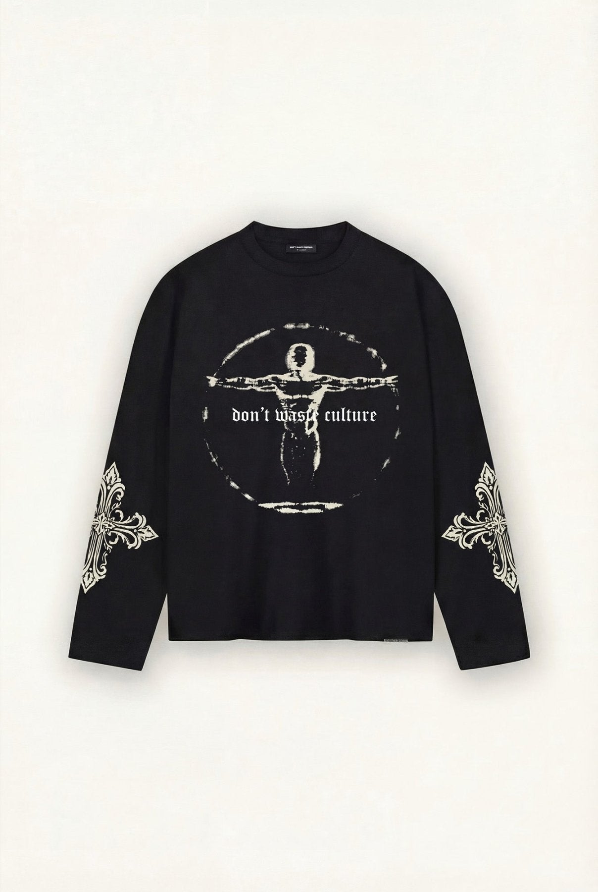 Ator Longsleeve | Black - Longsleeves Don't Waste Culture