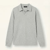 Ruoma Polo Longsleeve | Melange Grey