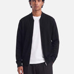 Ewald | Fine Zip Cardigan | Black - Knitwear Don't Waste Culture