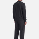 Ole | Fine Zip Polo Knit | Black - Knitwear Don't Waste Culture