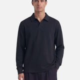 Ruoma Polo Longsleeve | Black - Longsleeves Don't Waste Culture