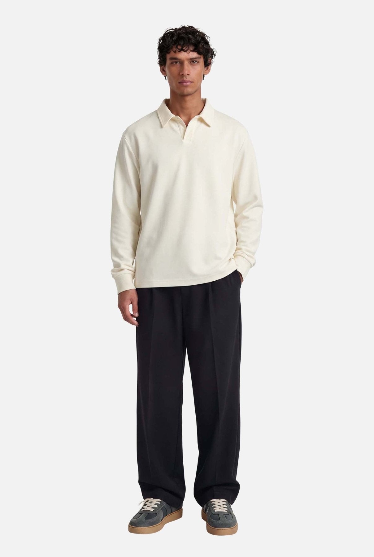 Ruoma Polo Longsleeve | Off-White - Longsleeves Don't Waste Culture