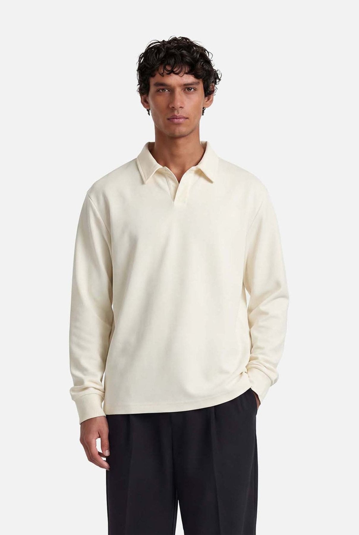 Ruoma Polo Longsleeve | Off-White - Longsleeves Don't Waste Culture