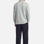 Ruoma Polo Longsleeve | Melange Grey - Longsleeves Don't Waste Culture