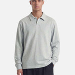 Ruoma Polo Longsleeve | Melange Grey - Longsleeves Don't Waste Culture
